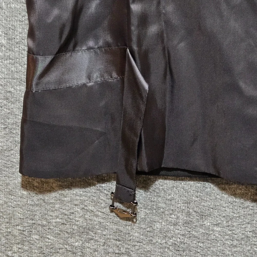 SuitSupply Black Tuxedo Waistcoat Vest 42S Pure Wool Vitale Barberis Canonico